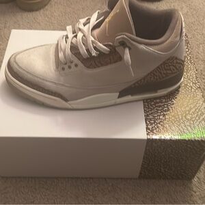 Jordan Brown and Tan Athletic Shoes with Classic Design